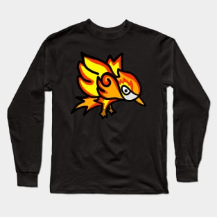 The fire flame bird Long Sleeve T-Shirt